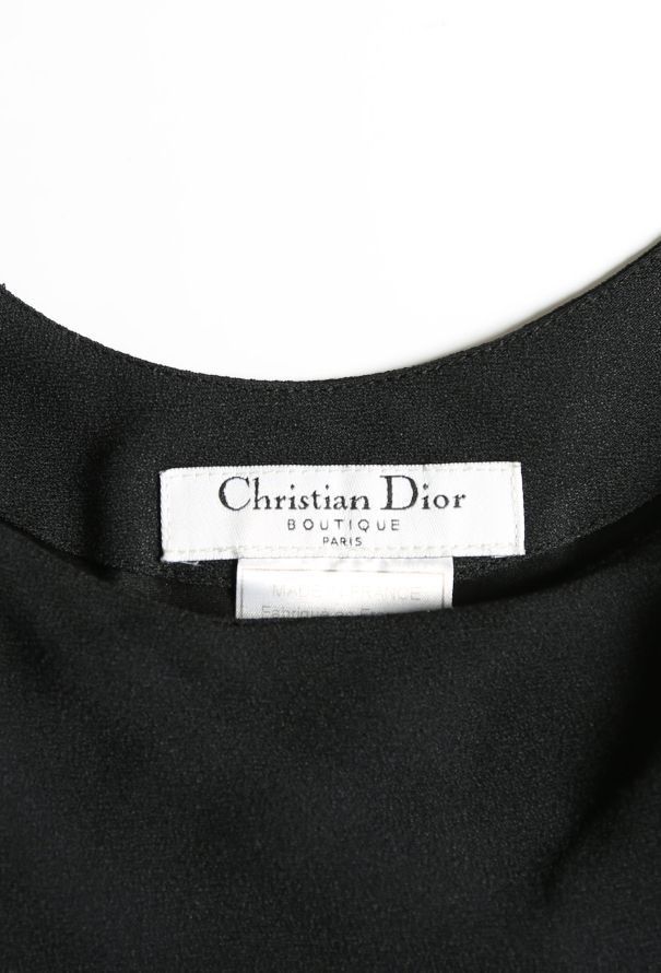 Dior S/S 1999 Ruched Crêpe Dress - 5