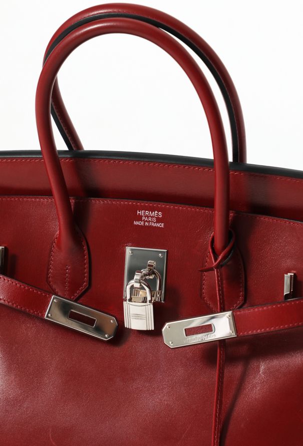 Hermès Rouge H Box Birkin 35 - 18