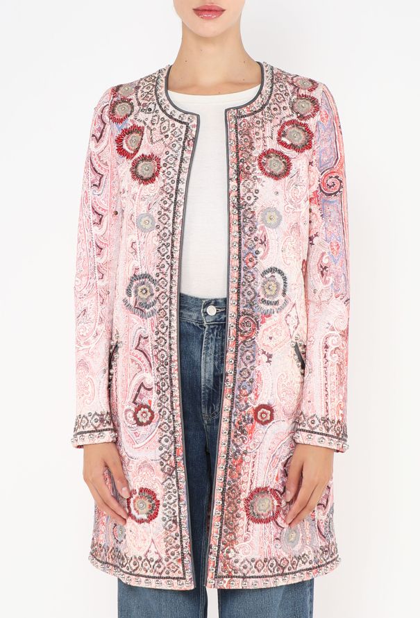 Isabel Marant S/S 2013 Hand-Embroidered Juliana Coat - 3