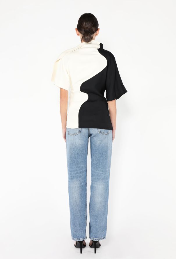 Bottega Veneta F/W 2024 Bicolor Brooch Top - 5