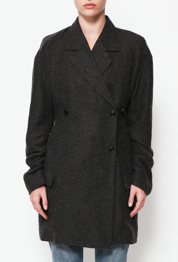 Céline Cashmere Double-Breasted Jacket - 3