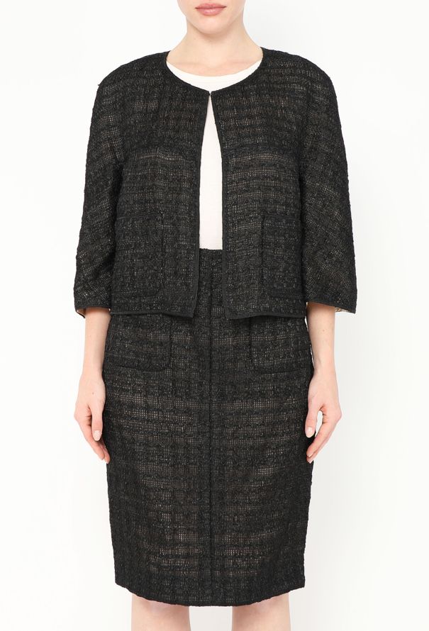Chanel S/S 2012 Iridescent Bouclé Tweed Set - 4