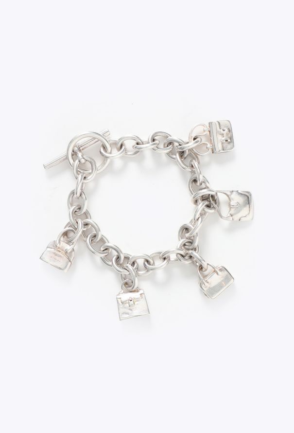 Hermès Vintage 'La Rond de Sacs' Silver Bracelet - 3