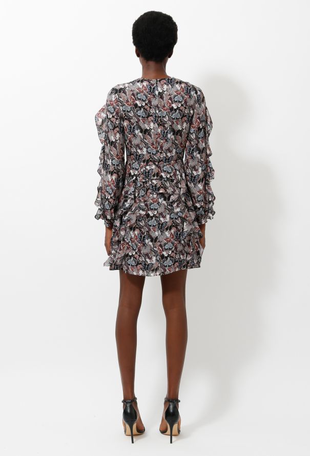 Valentino Butterfly Ruffled Dress - 5