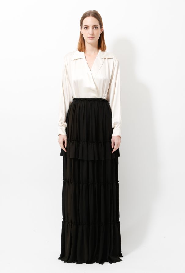 Lanvin Resort 2012 Ruffled Maxi Skirt - 1