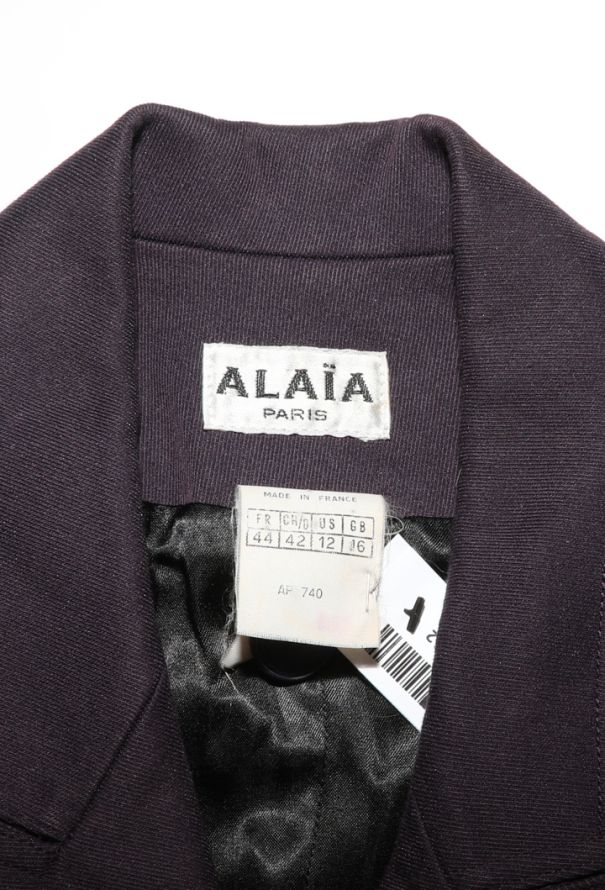 Alaïa Cinched Sculped Blazer, Fall 1990 - 7