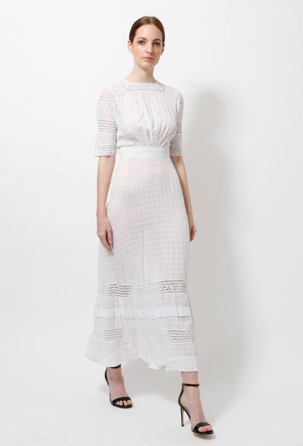 Crochet Lace Dress - 4