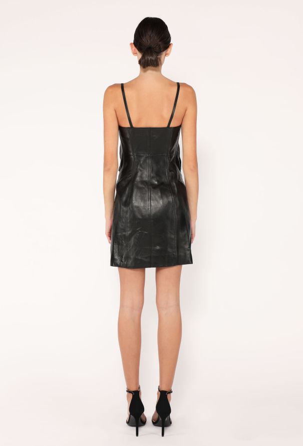 Phoebe Philo 2023 Leather Shift Dress - 4