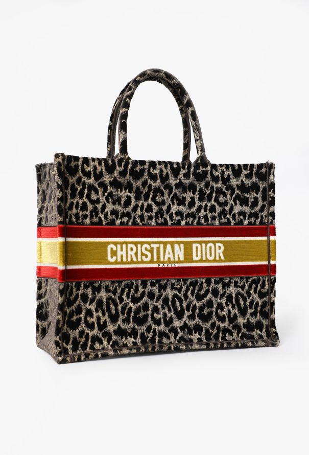 Dior Large Leopard Mizza Book Tote, F/W 2021 - 3