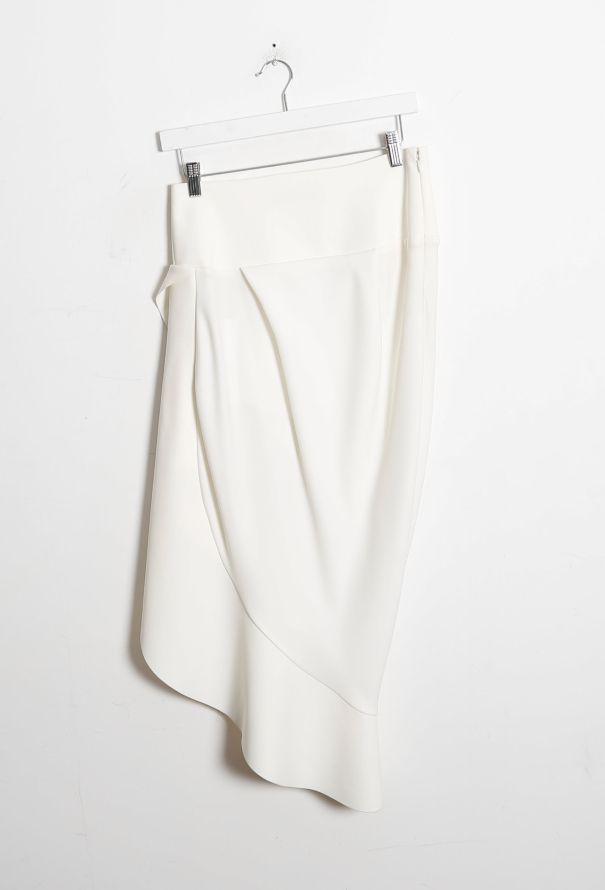 Balenciaga 2013 Draped Flamenco Silk Skirt - 8