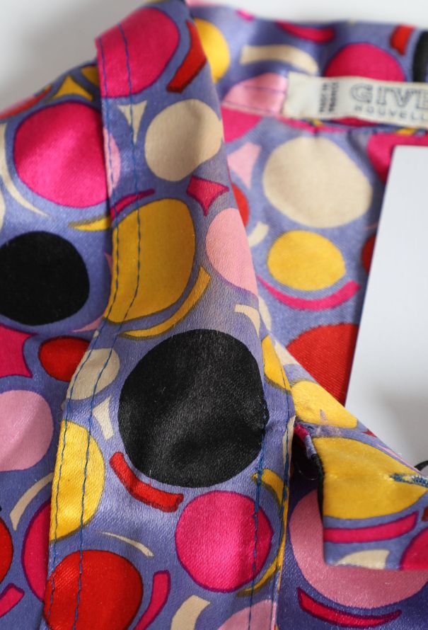 Givenchy 80s Graphic Lavallière Silk Blouse - 6