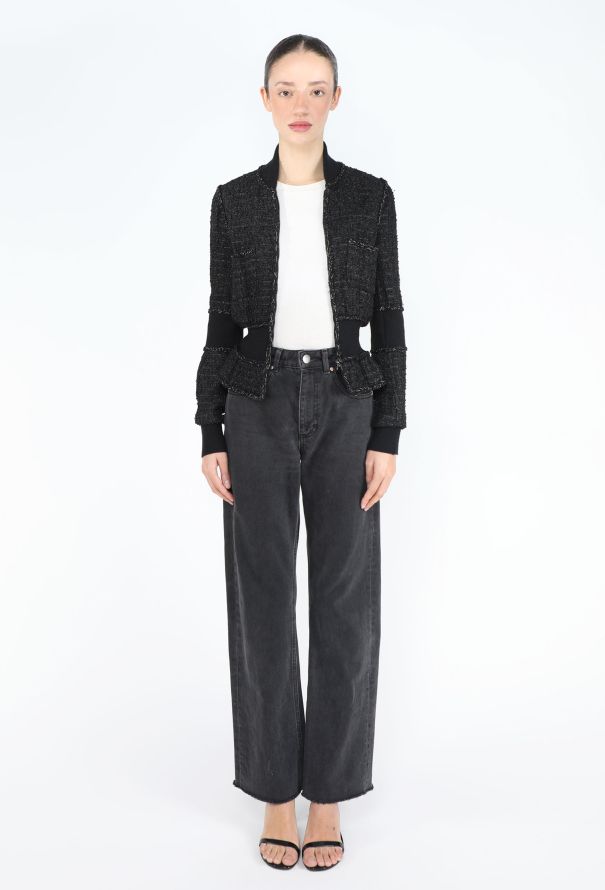 Chanel S/S 2006 Tweed Ribbed Trim Jacket - 4