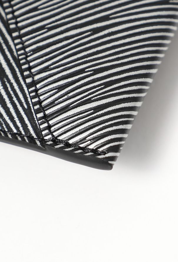 Louis Vuitton Black & Silver Epi Envelope Pouch - 7