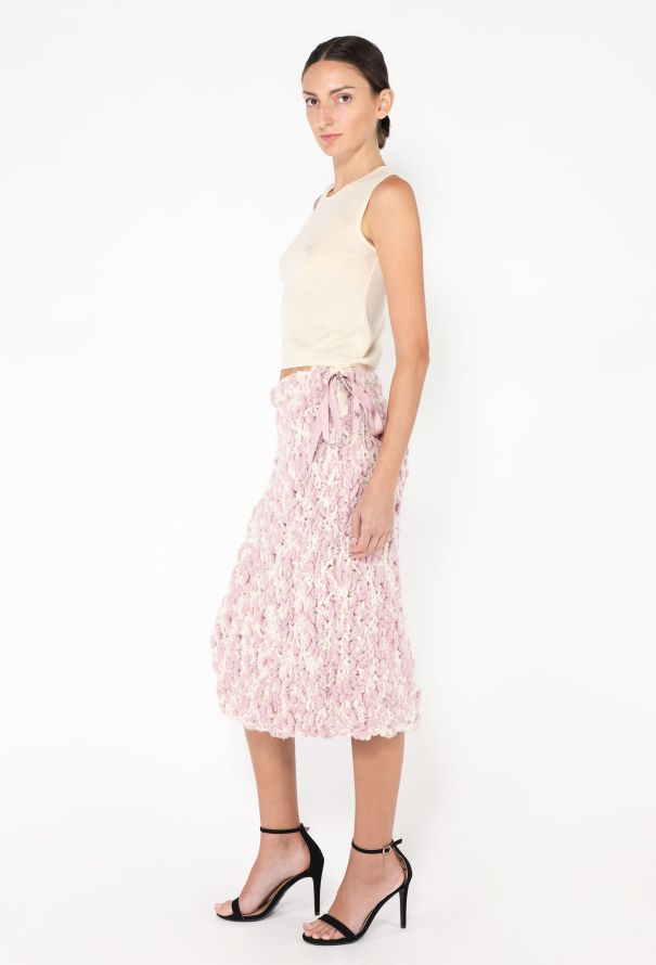 Chanel F/W 2024 Braided Knit Skirt - 4