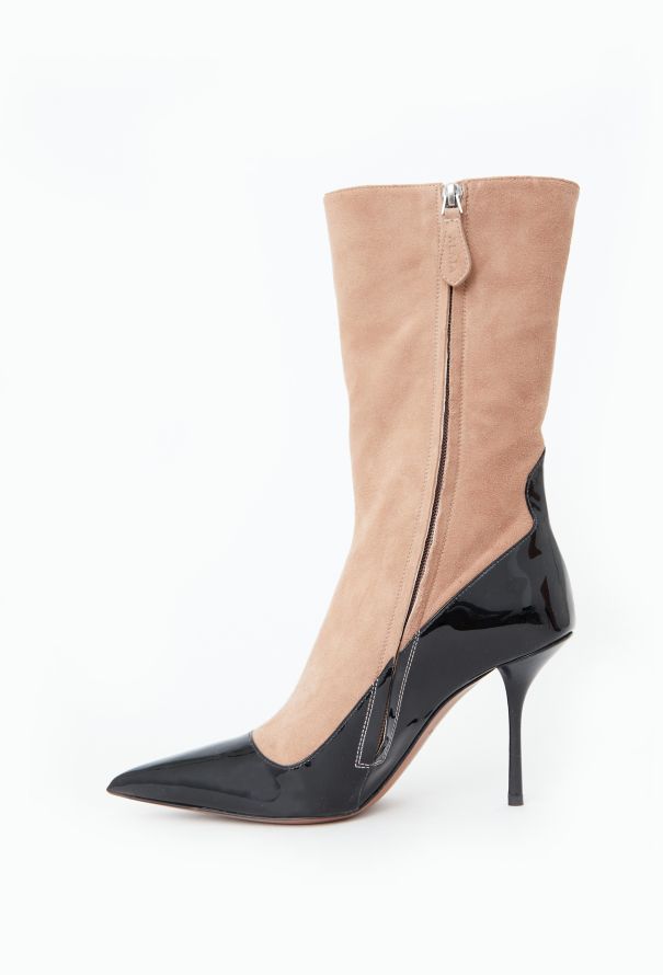 Alaïa F/W 2022 Suede Stiletto Boots - 5