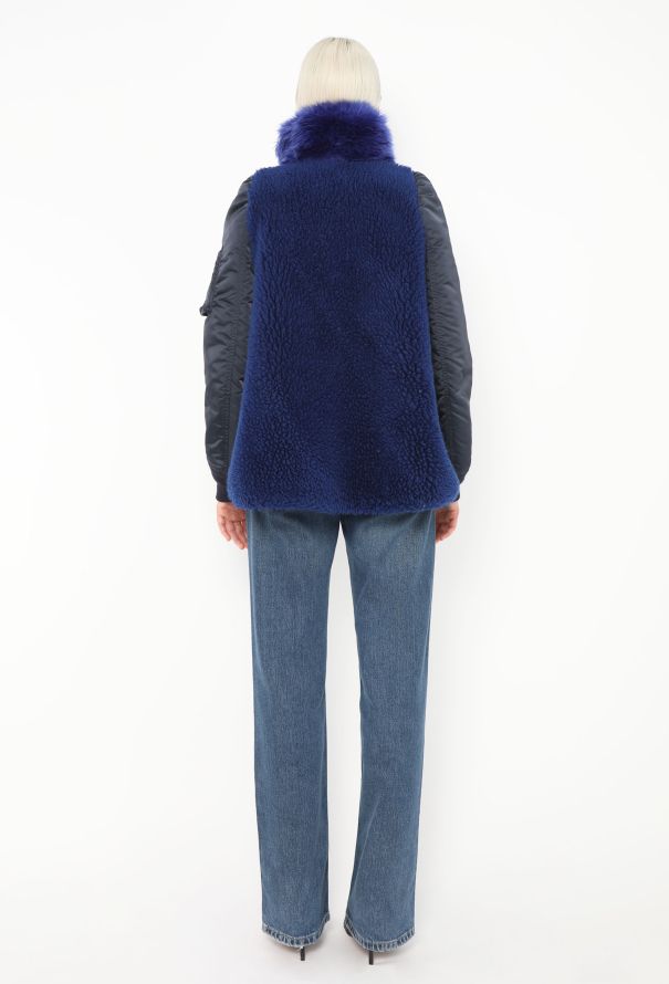 Sacai F/W 2021 Fleece Bomber Jacket - 7