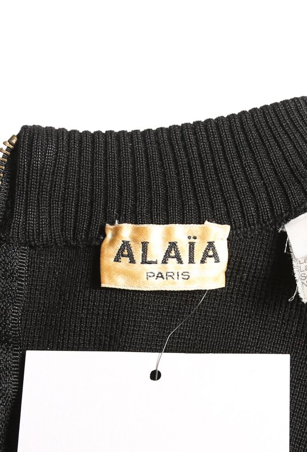 Alaïa F/W 1987 Knit Zipper Top - 5