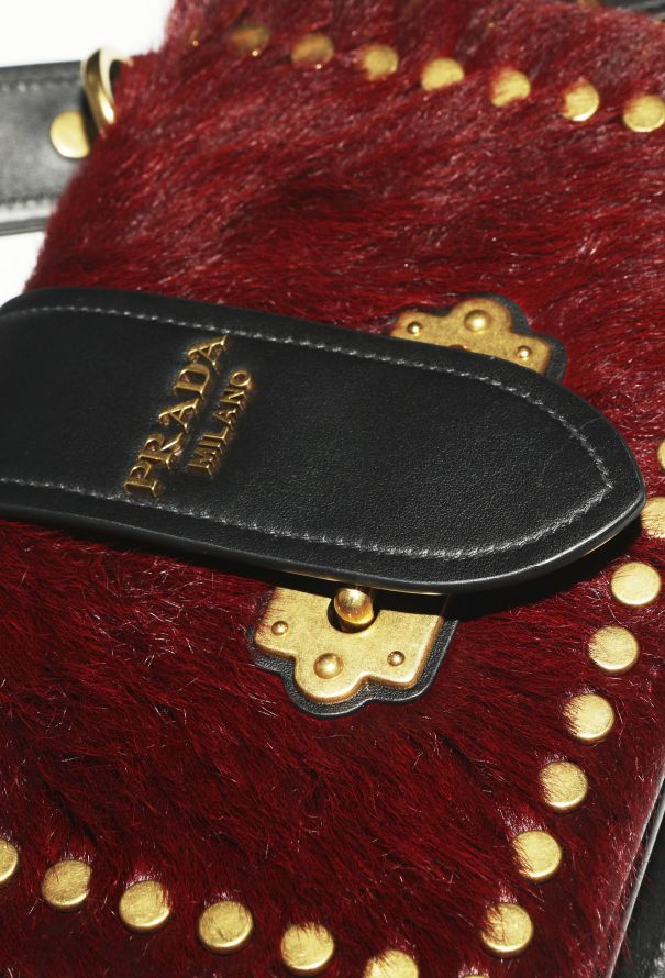 Prada Fur Cahier Crossbody Bag - 13