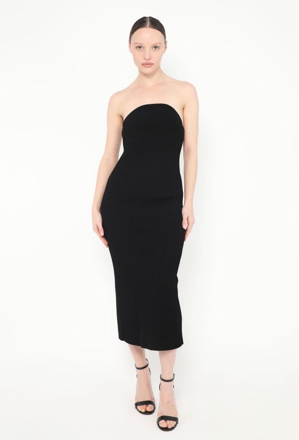 Khaite 2023 Ribbed Rumer Bodycon Dress - 3