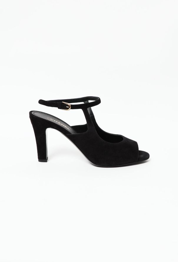 Chanel S/S 2021 Suede 'CC' Slingbacks - 1