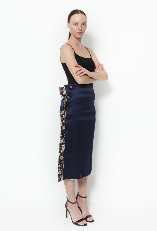 Céline Resort 2016 Floral Duvet Skirt - 4