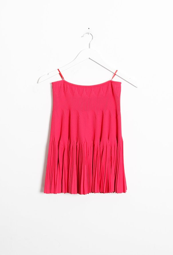Alaïa Pleated Knit Mini Skirt - 5