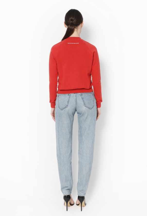 Balenciaga 2016 Cropped URL Sweatshirt - 4
