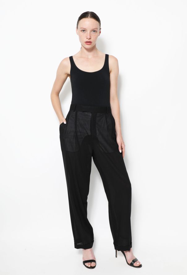 Céline 2013 Semi-Sheer Trousers - 3