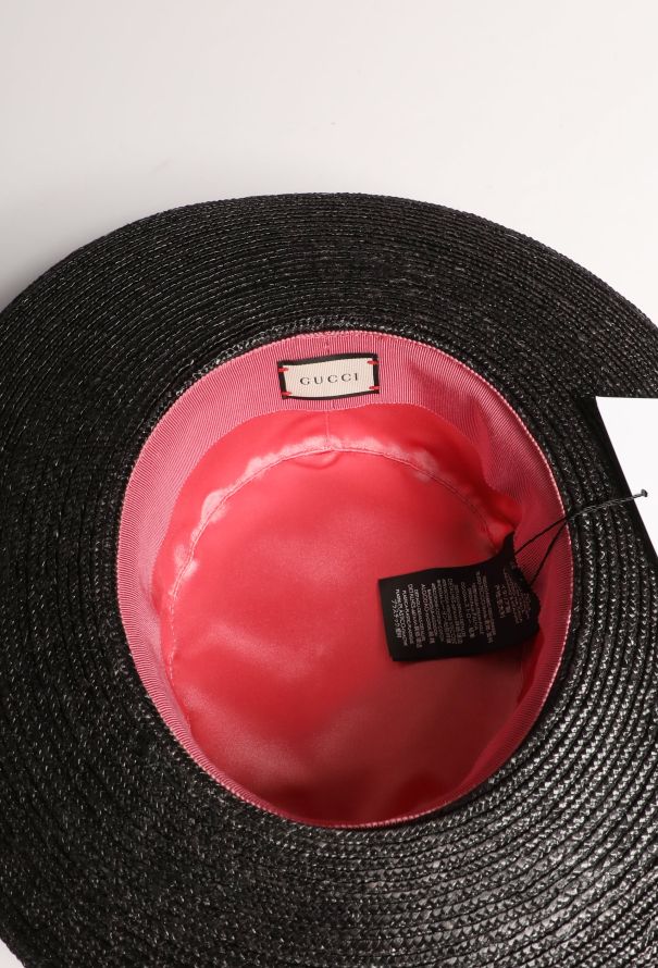 Gucci 2018 Notte Embellished Straw Hat - 6