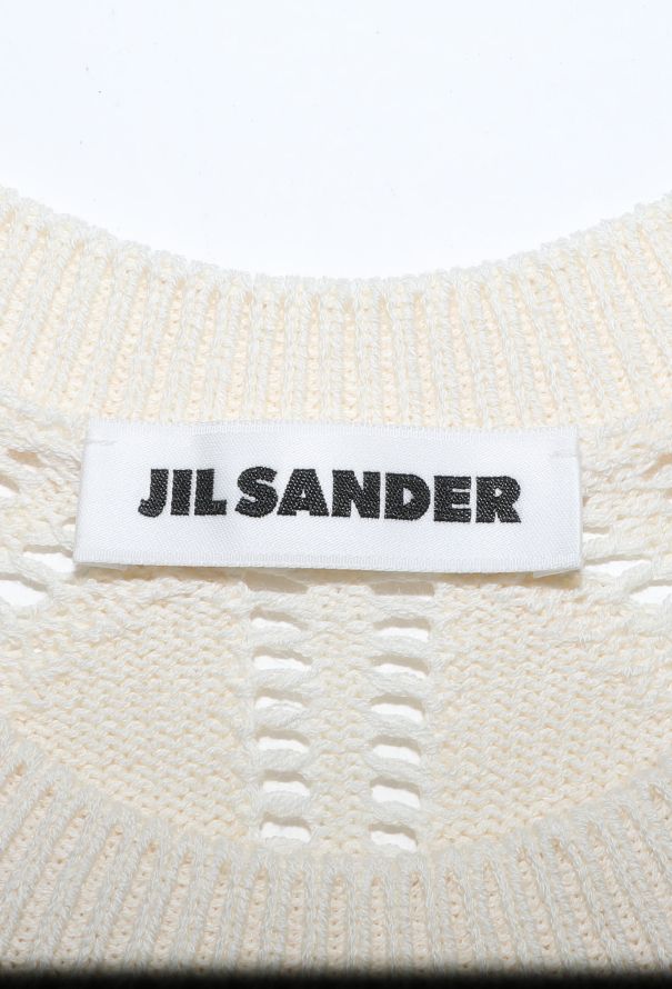 Jil Sander Pre-Fall 2023 Pointelle Knit Dress - 6