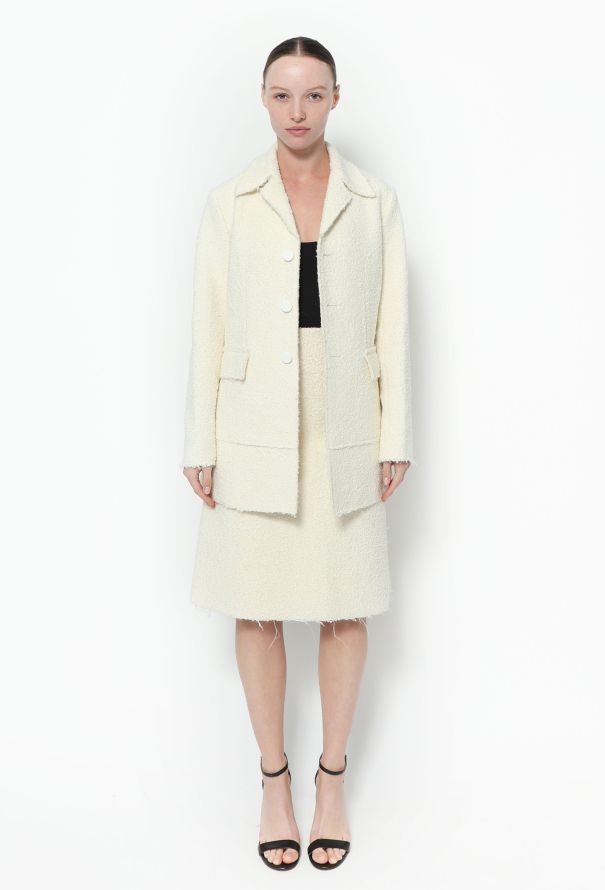 Bottega Veneta Pre-Fall 2019 Bouclé Skirt Ensemble - 3