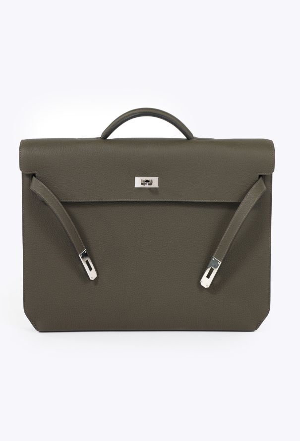 Hermès Graphite Kelly Dépêches 36 Briefcase, with Box - 4