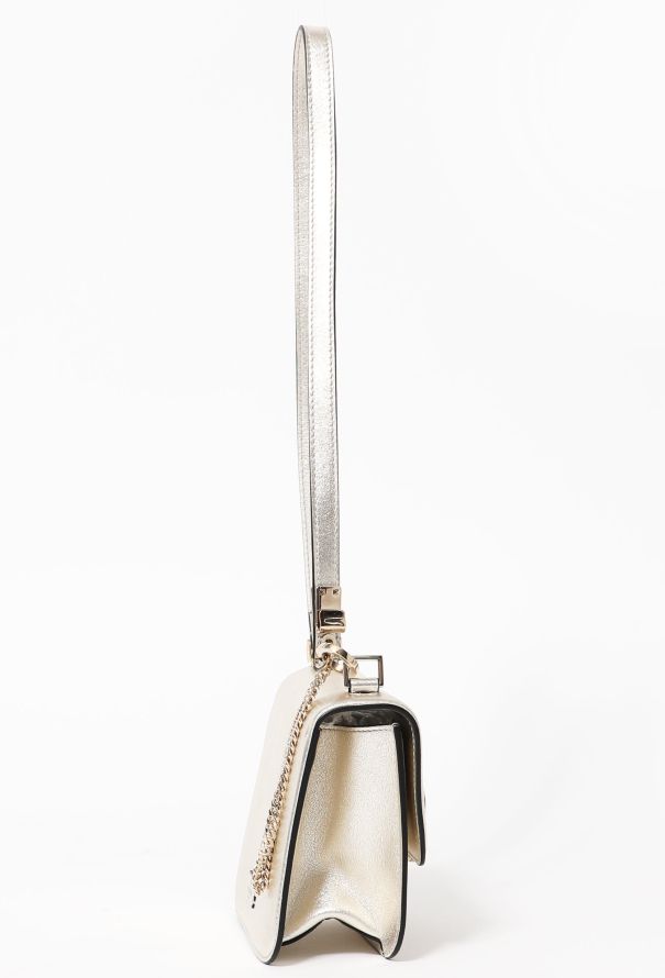 Valentino Metallic V-Sling Mini Bag - 4