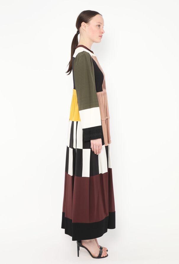 Valentino S/S 2016 Silk Patchwork Dress - 4
