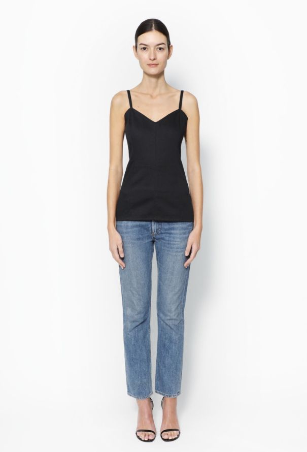 Saint Laurent Late '70s Cotton Camisole Top - 2