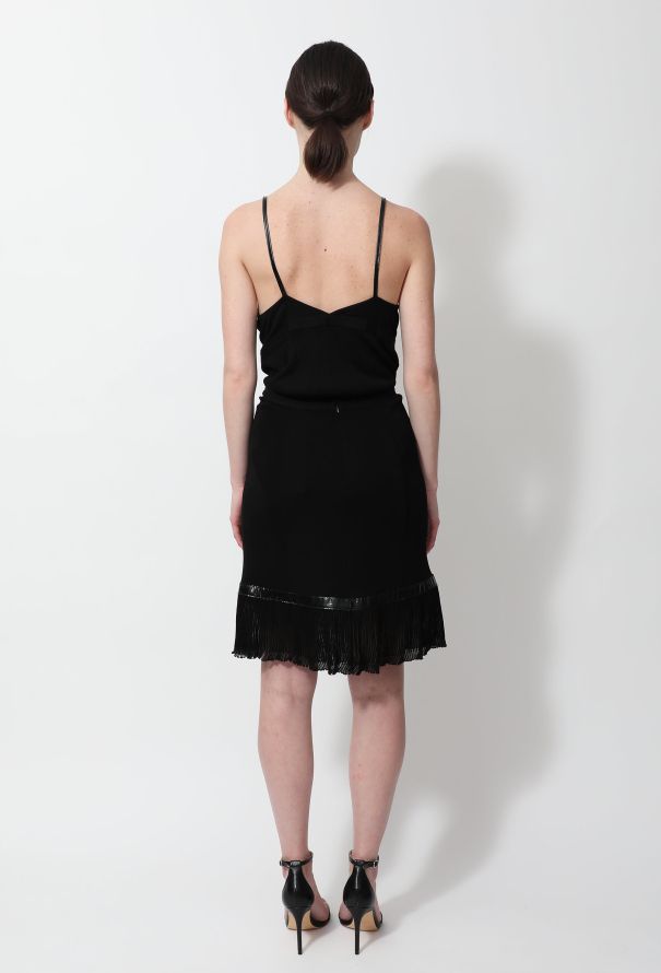 Chanel Patent Trim Top & Skirt Ensemble - 3