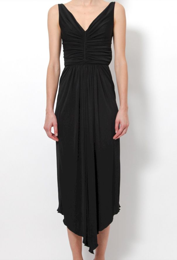 Givenchy V-neck Pleated Dress - 2