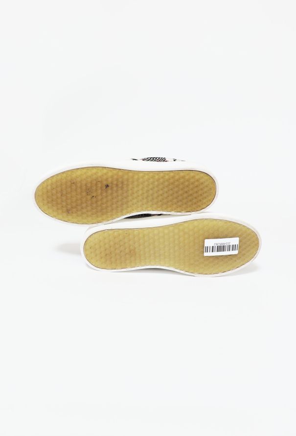 Céline Checkered Canvas Sneakers - 6