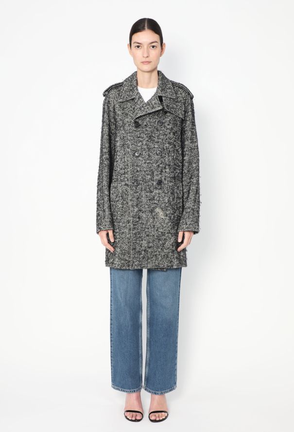 Christian Dior F/W 2007 Navigate Mohair Peacoat - 3