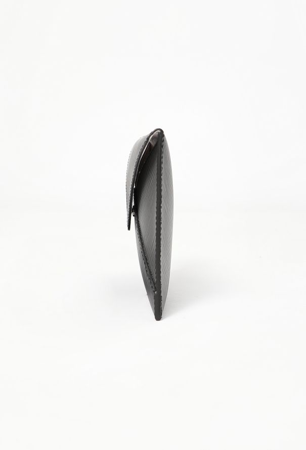 Louis Vuitton Matte Black Epi Envelope Pouch - 4
