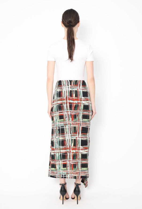 Marni Marni Asymmetrical Tartan Skirt - 4