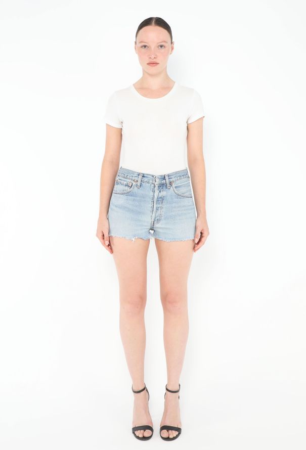 Levi's Early 2000s 501 Frayed Shorts - 3