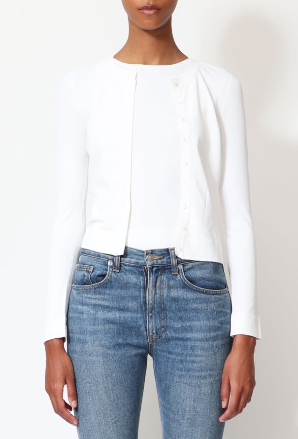 Alaïa Crêpe Knit Cardigan Set - 4