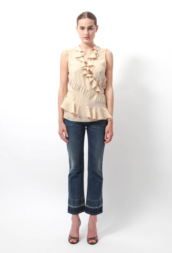 Chloé Ruffled Wrap Blouse - 1