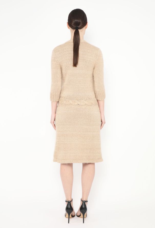 Rodarte Cable-Knit Wrap Dress - 4