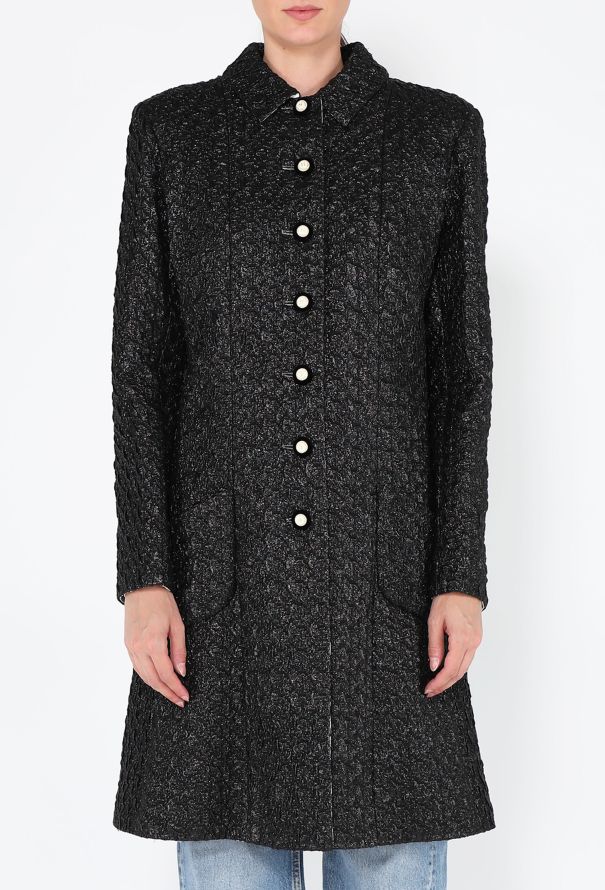 Chanel Iridescent Jacquard Coat, Pre-Fall 2020 - 4