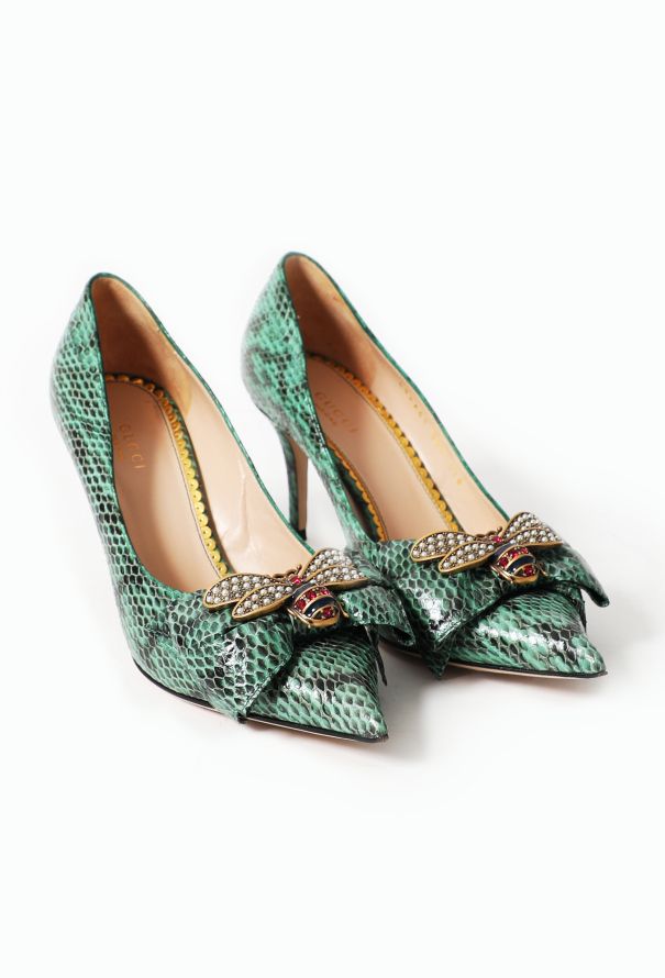 Gucci Python 'Queen Margaret' Pumps - 2