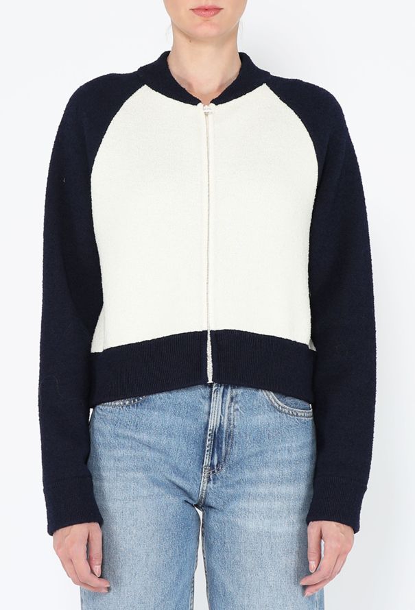 Dior Cropped Knit Bomber Jacket, 2022 - 2