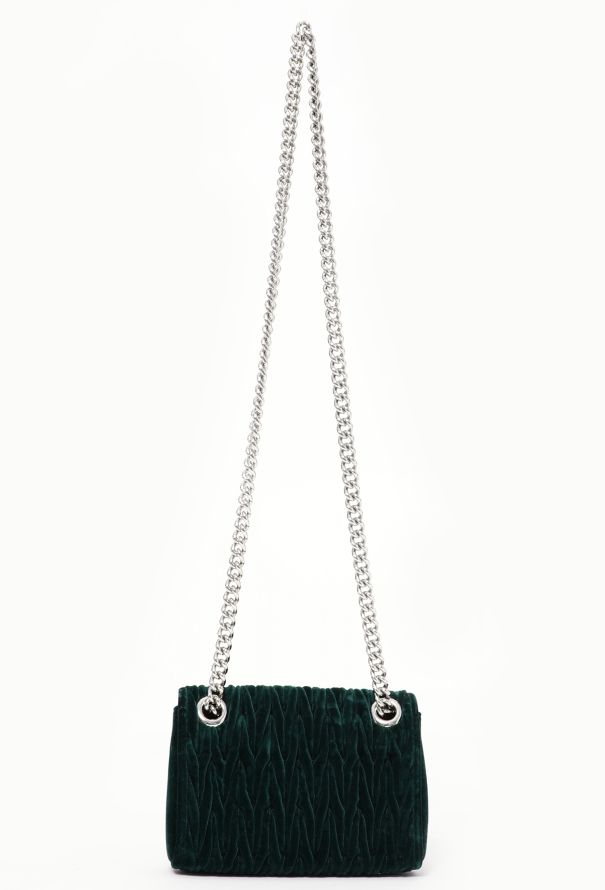 Miu Miu Velvet Quilted Club Bag - 3