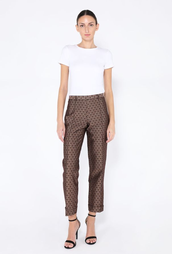 Romeo Gigli Paisley Jacquard Trousers, 1990s - 2